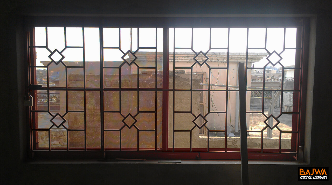 Fancy steel window design