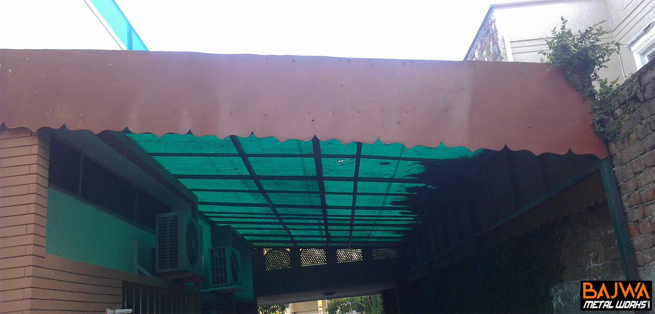 Fiberglass house car parking porch canopy