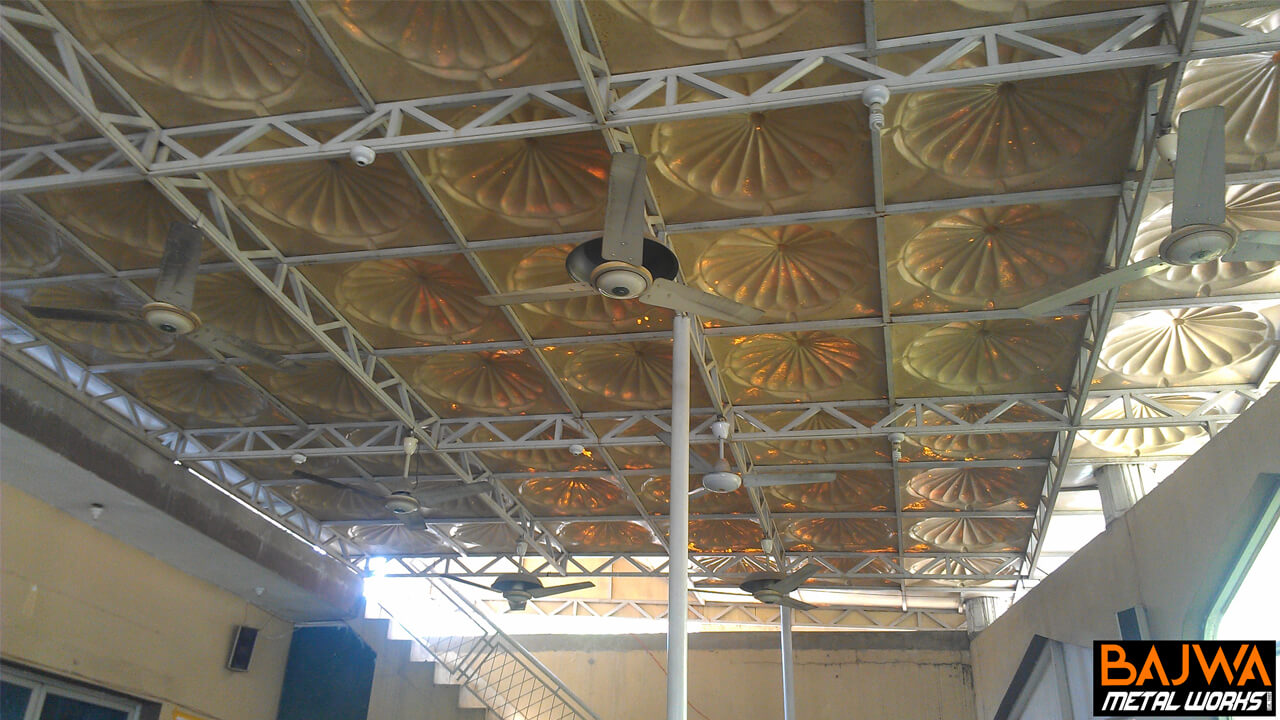 Fiberglass steel prefabricated canopy open shed idea