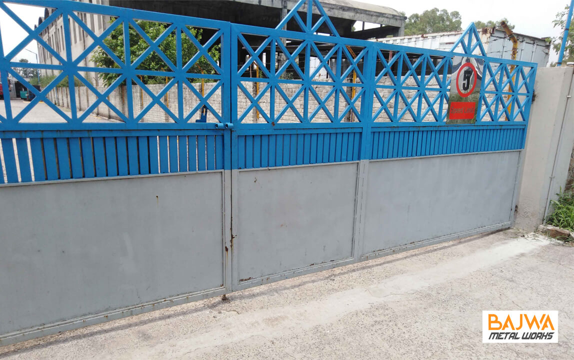 Main factory entrance gate