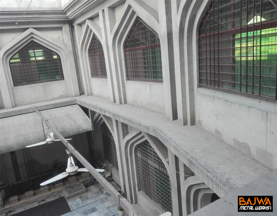 Masjid steel arched window designs