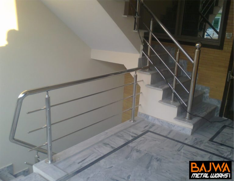 Stainless steel stair grill railing
