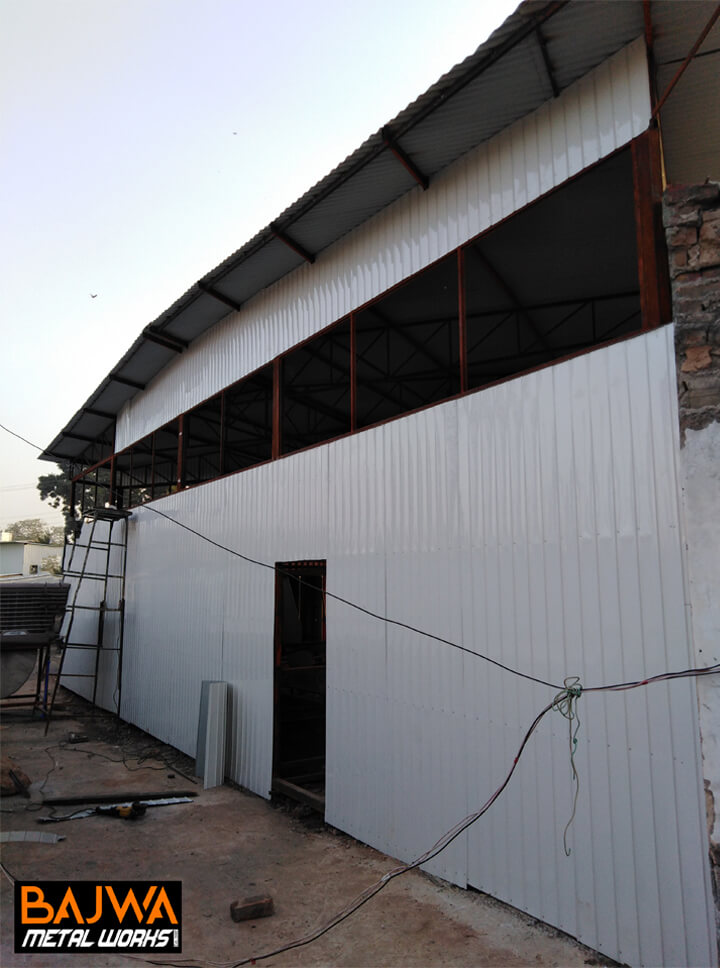 Storage steel shed structure
